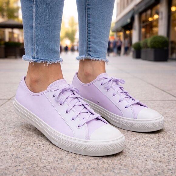 Converse Shoes - Converse Chuck Taylor All Star Shoes Womens Size 6.5 Lavender Purple Streetwear